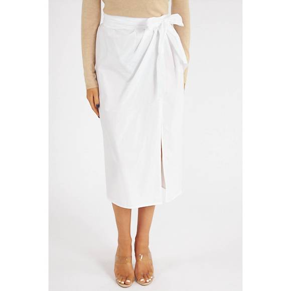 NEW XIRENA sabrina skirt in white